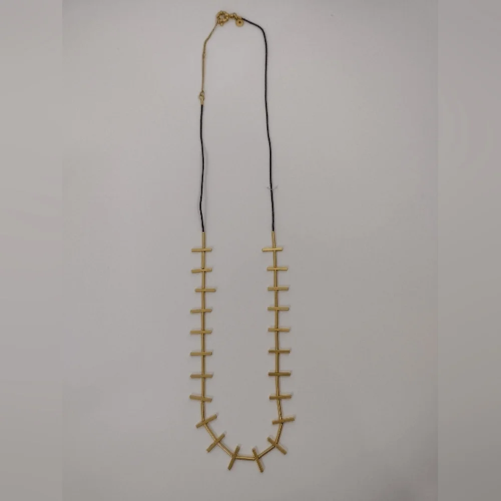 Madewell Women's Gold Tone And Black Necklace - Picture 7 of 7
